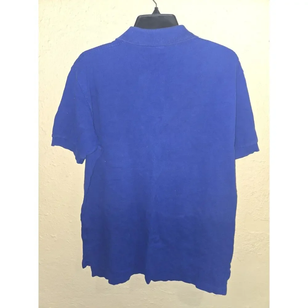 Polo Ralph Lauren Polo Shirt, Short Sleeve, Blue, 100% Cotton, Men's Size Medium